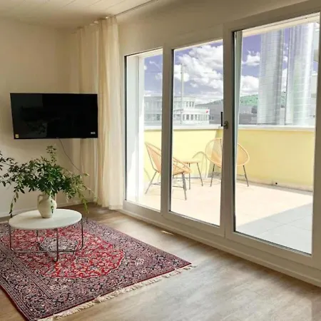 Apartman Skyline Rooftop With 2 Balconies -401- Zürich