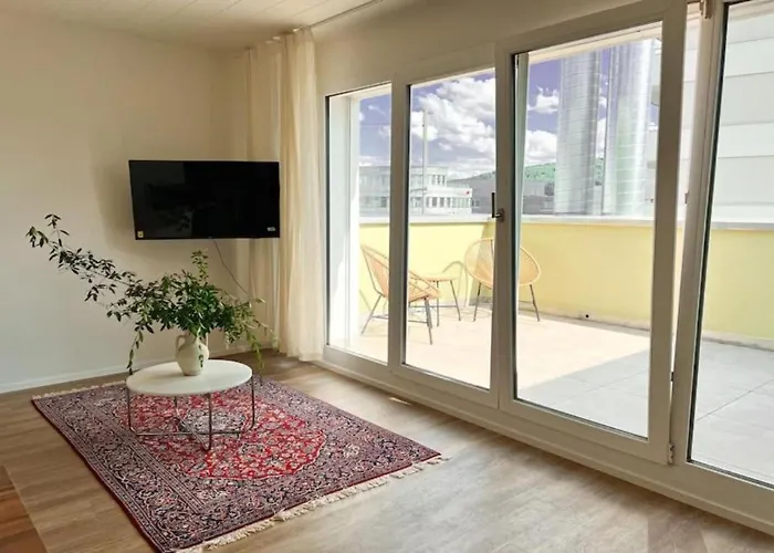 Apartman Skyline Rooftop With 2 Balconies -401- Zürich